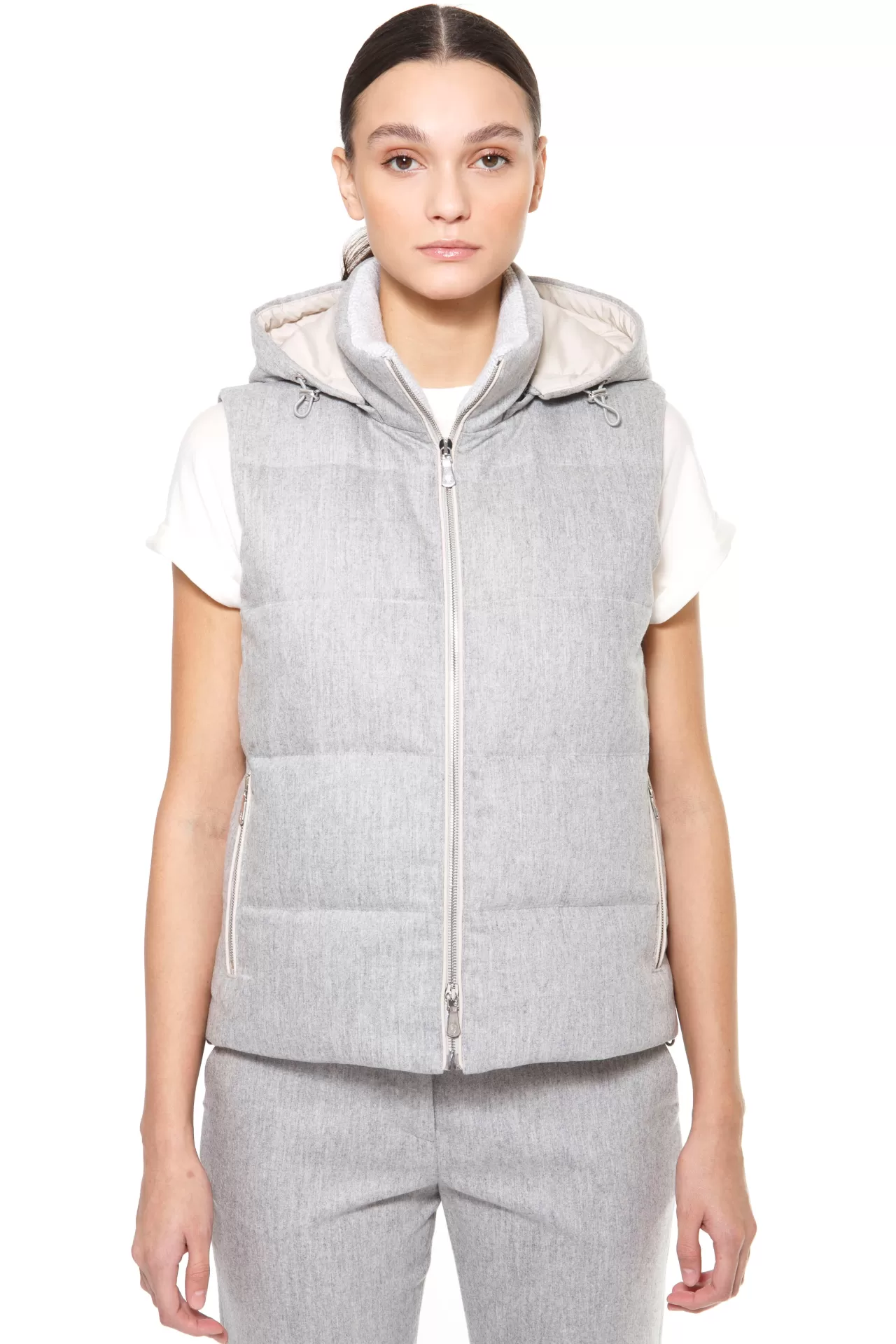 Padded Vest Fw23^Eleventy Milano Shop